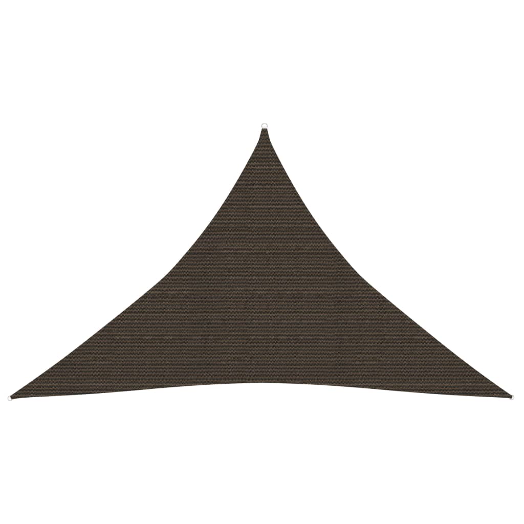 Zonnezeil 160 G/M² 3,5X3,5X4,9 M Hdpe Bruin 3.5 x 3.5 x 4.9 m
