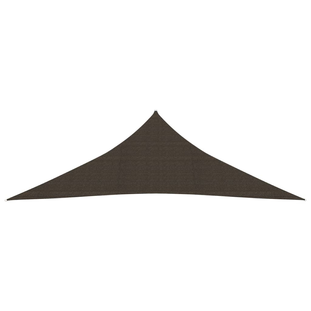 Zonnezeil 160 G/M² 3,5X3,5X4,9 M Hdpe Bruin 3.5 x 3.5 x 4.9 m
