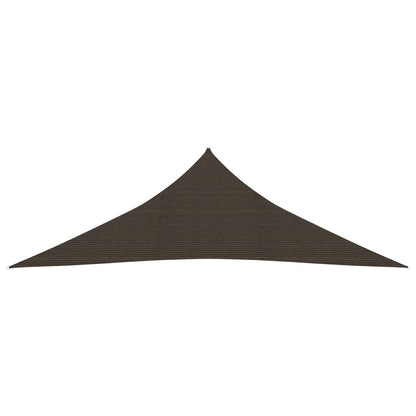 Zonnezeil 160 G/M² 3,5X3,5X4,9 M Hdpe Bruin 3.5 x 3.5 x 4.9 m