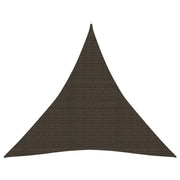 Zonnezeil 4,5x4,5x4,5 m HDPE bruin
