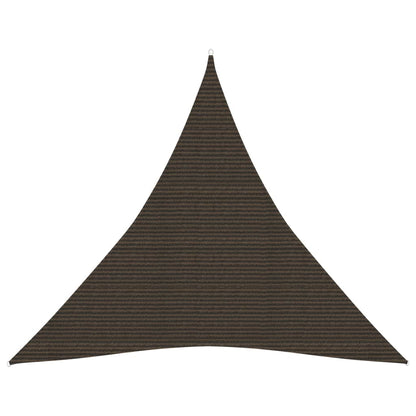 Zonnezeil 160 G/M² 4,5X4,5X4,5 M Hdpe Bruin 4.5 x 4.5 x 4.5 m