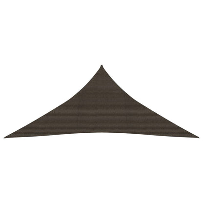 Zonnezeil 160 G/M² 4,5X4,5X4,5 M Hdpe Bruin 4.5 x 4.5 x 4.5 m