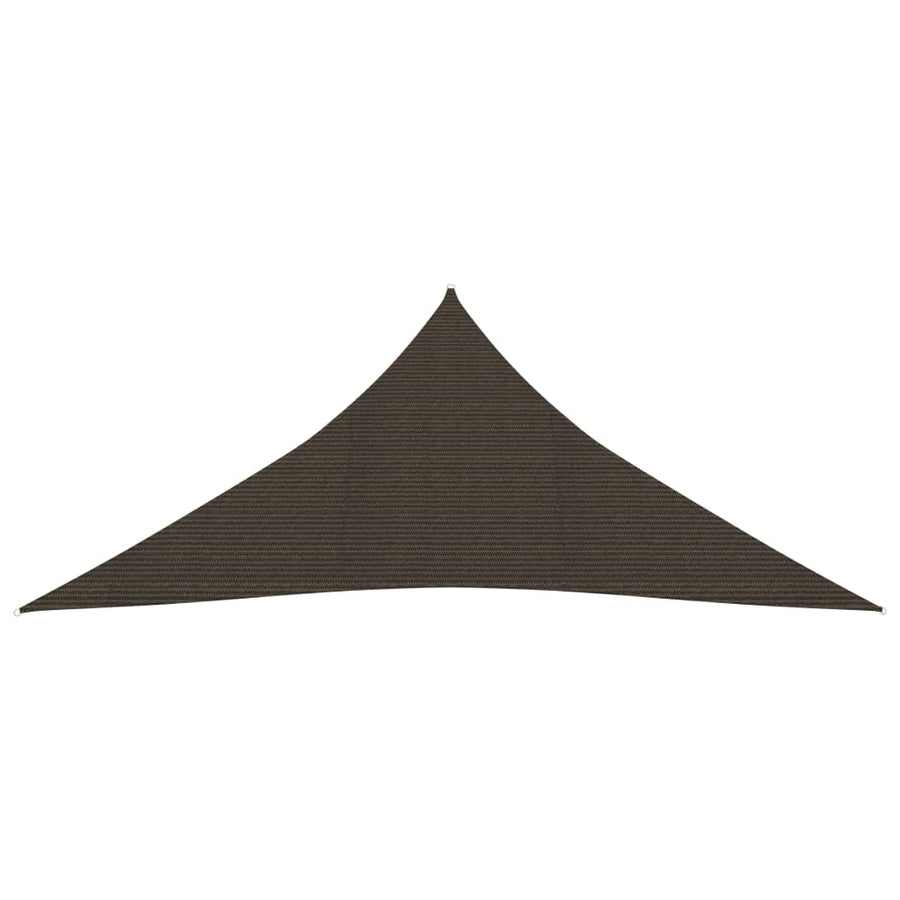 Zonnezeil 160 G/M² 4,5X4,5X4,5 M Hdpe Bruin 4.5 x 4.5 x 4.5 m