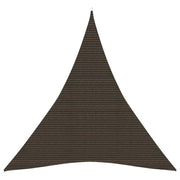 Zonnezeil 5x6x6 m HDPE bruin