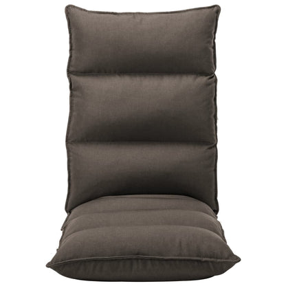 Vloerstoel Inklapbaar Stof Taupe