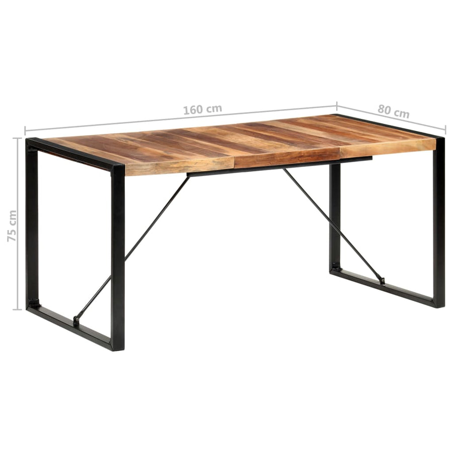 Eettafel Massief Hout 160 x 80 x 75 cm