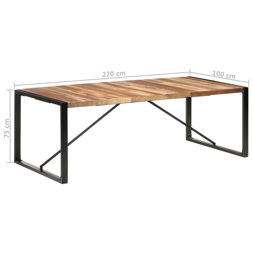 Eettafel Massief Hout 220 x 100 x 75 cm