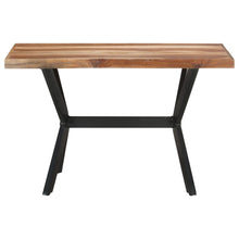 Eettafel Massief Hout Met Honingkleurige Afwerking 120 x 60 x 75 cm