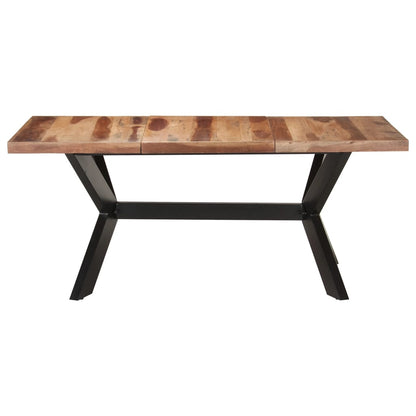 Eettafel Massief Hout Met Honingkleurige Afwerking 180 x 90 x 75 cm