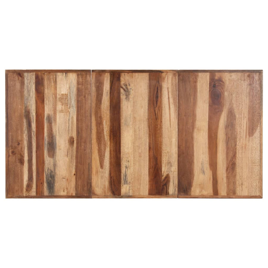 Eettafel Massief Hout Met Honingkleurige Afwerking 180 x 90 x 75 cm