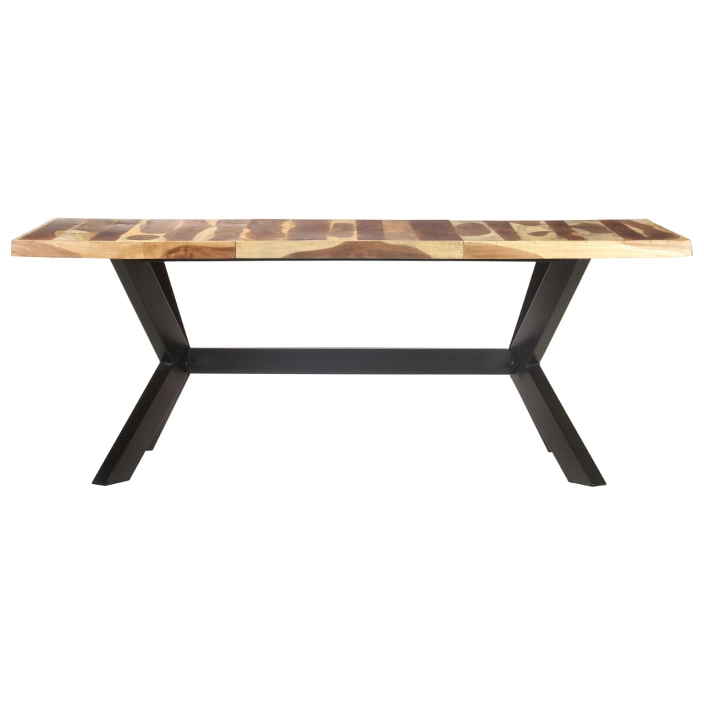 Eettafel Hout Met Honingkleurige Afwerking 200 x 100 x 75 cm