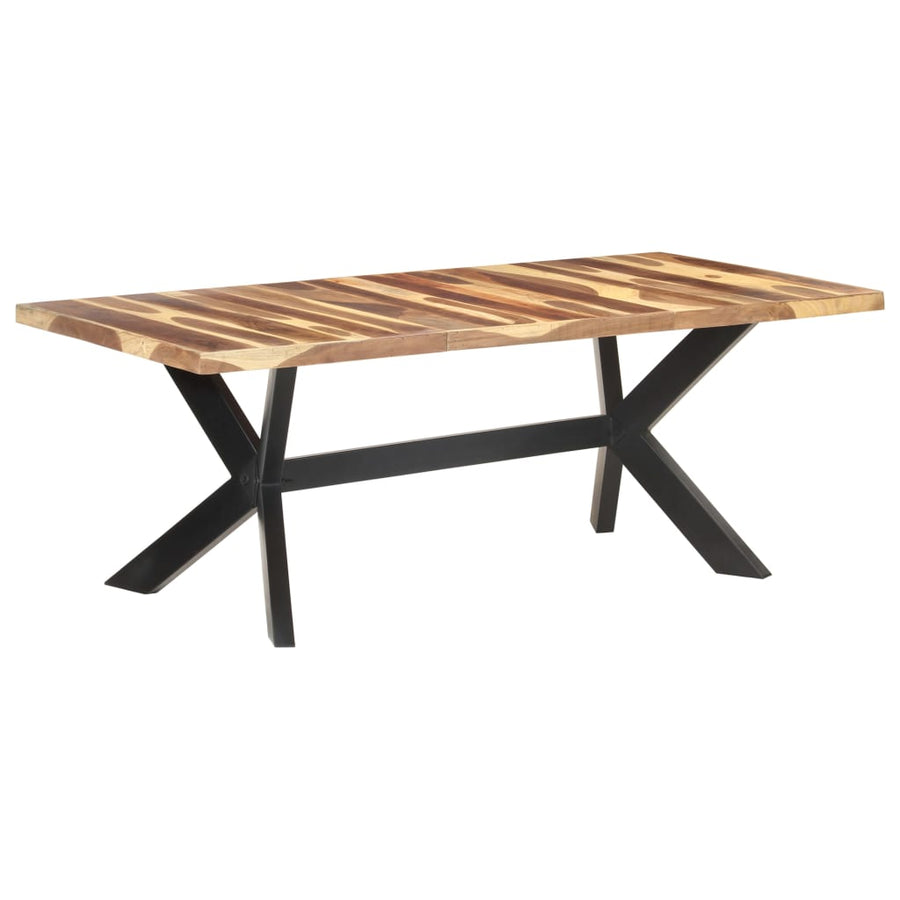 Eettafel Hout Met Honingkleurige Afwerking 200 x 100 x 75 cm