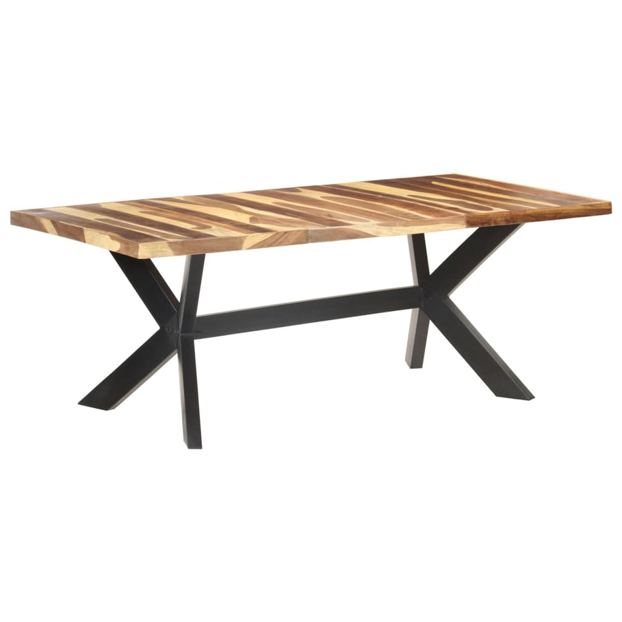 Eettafel Hout Met Honingkleurige Afwerking 200 x 100 x 75 cm