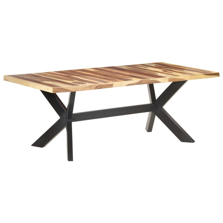Eettafel Hout Met Honingkleurige Afwerking 200 x 100 x 75 cm