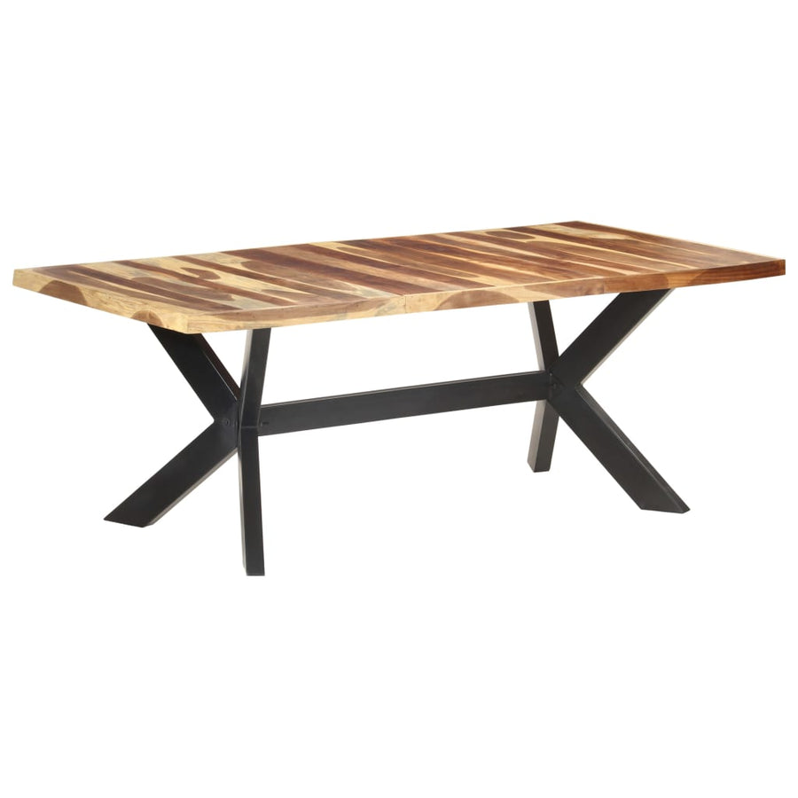 Eettafel Hout Met Honingkleurige Afwerking 200 x 100 x 75 cm