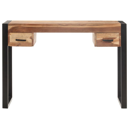 Bureau 110X50X76 Cm Massief Hout Met Sheesham Afwerking