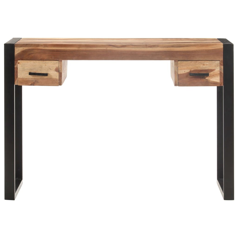 Bureau 110X50X76 Cm Massief Hout Met Sheesham Afwerking