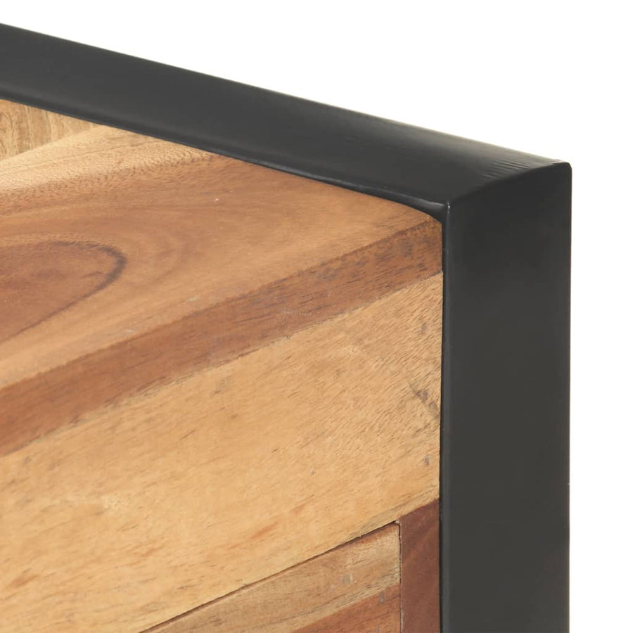 Bureau 110X50X76 Cm Massief Hout Met Sheesham Afwerking