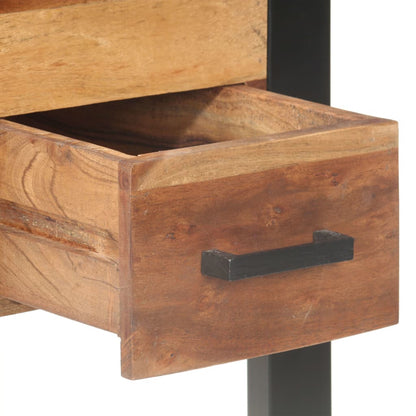 Bureau 110X50X76 Cm Massief Hout Met Sheesham Afwerking