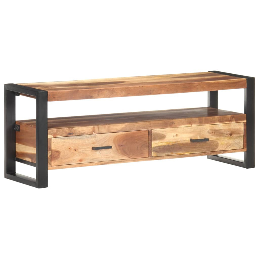 Tv-meubel 120x35x45 cm hout met honingkleurige afwerking
