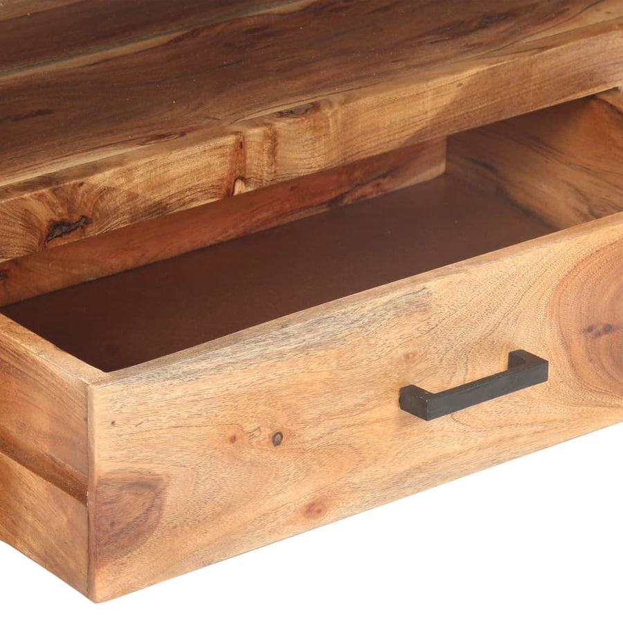 Tv-meubel 120x35x45 cm hout met honingkleurige afwerking