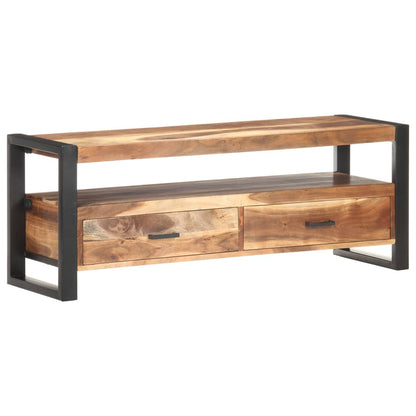 Tv-meubel 120x35x45 cm hout met honingkleurige afwerking