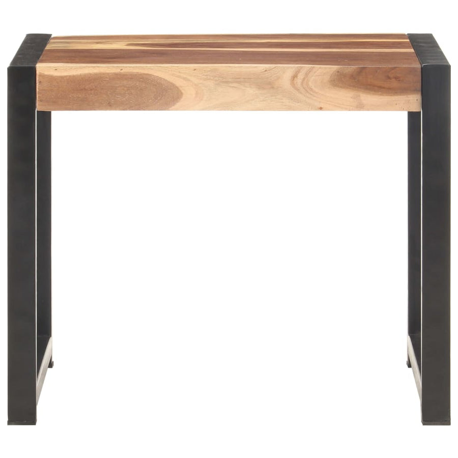 3-Delige Tafeltjesset Massief Hout Met Sheesham Afwerking