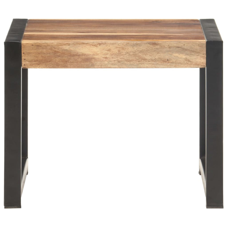 3-Delige Tafeltjesset Massief Hout Met Sheesham Afwerking