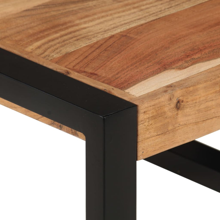 3-Delige Tafeltjesset Massief Hout Met Sheesham Afwerking