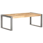 Coffee table 110x60x40 cm rough mango wood