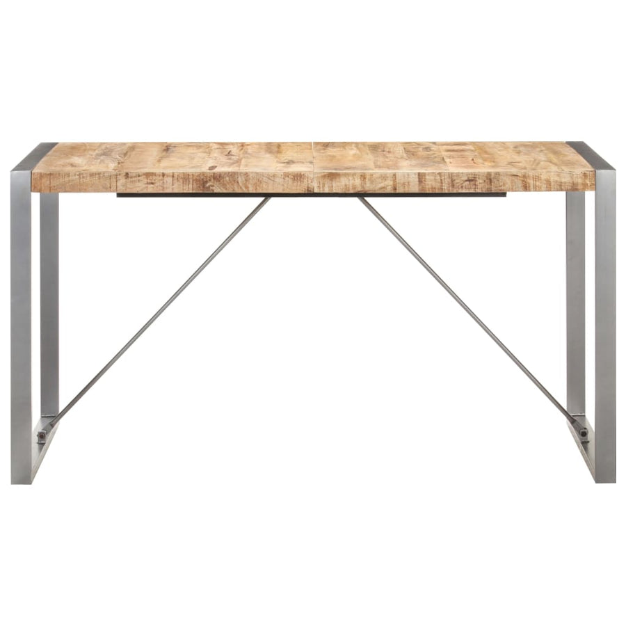 Eettafel Grijs 140 x 70 x 75 cm