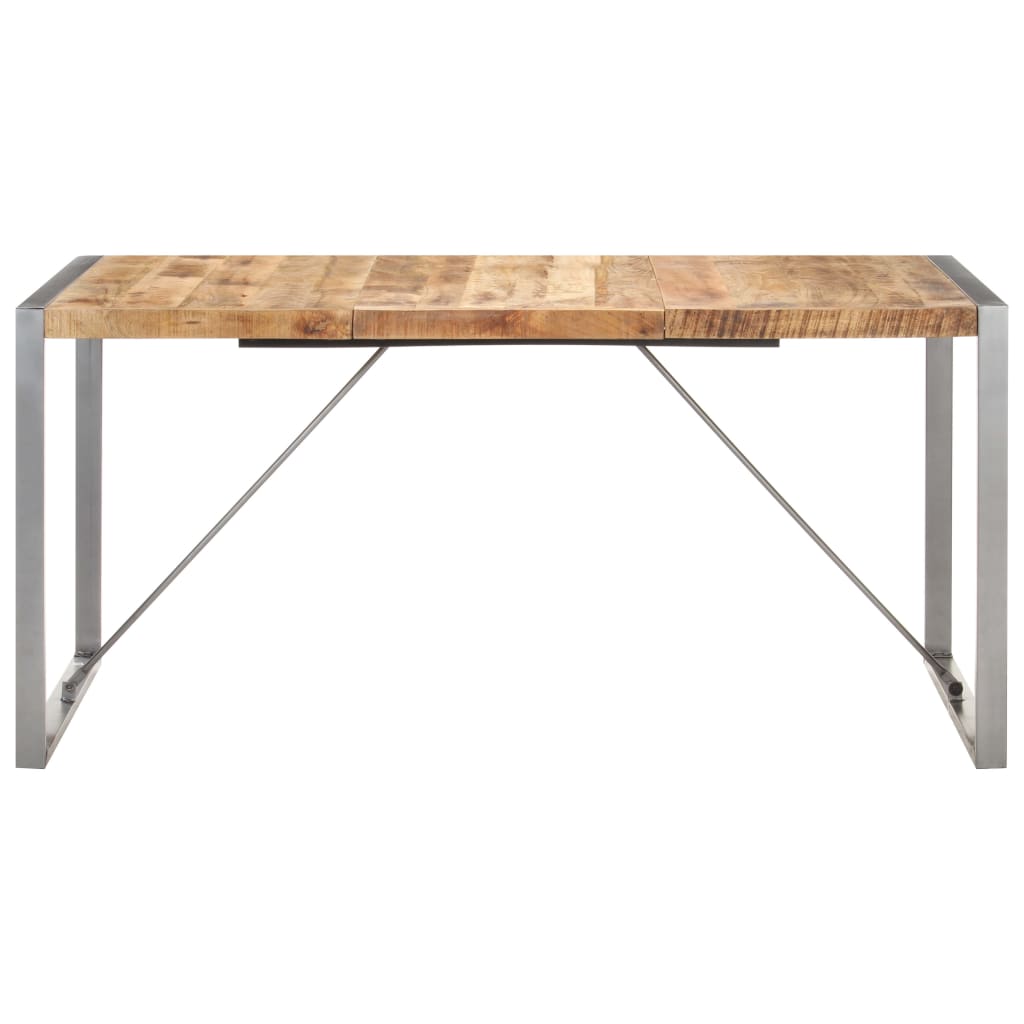 Eettafel Grijs 160 x 80 x 75 cm