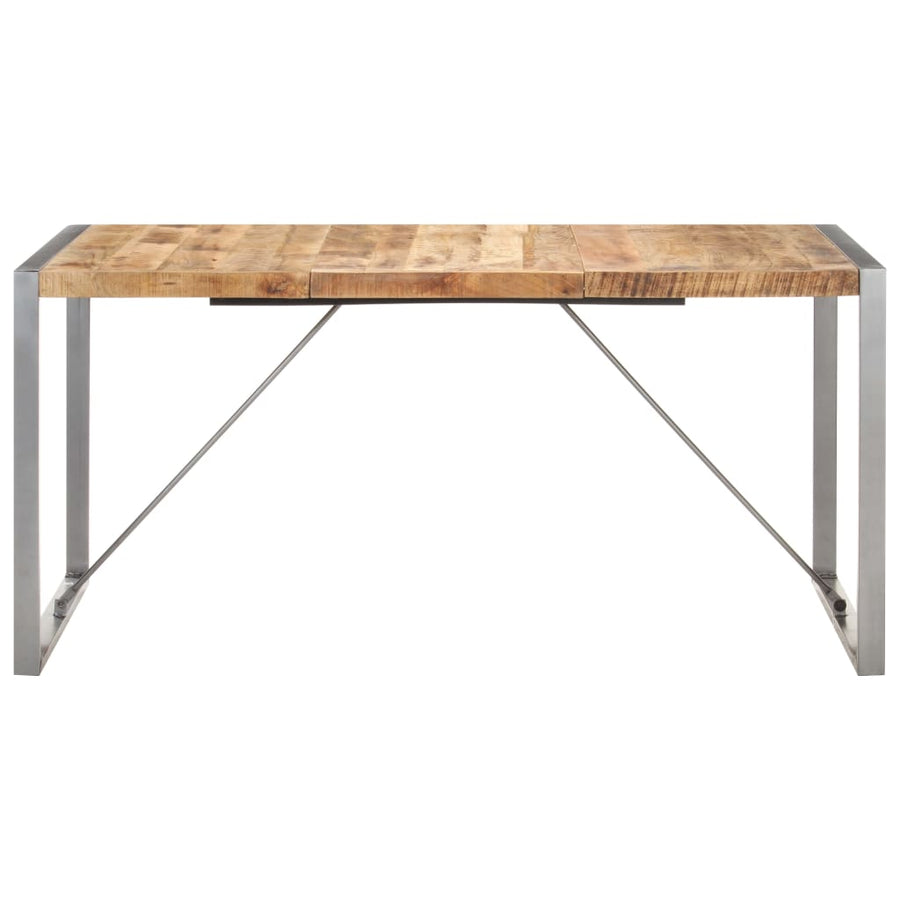 Eettafel Grijs 160 x 80 x 75 cm