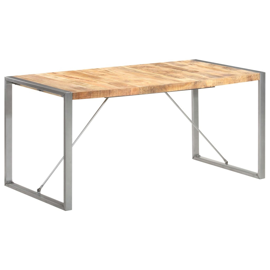 Eettafel Grijs 160 x 80 x 75 cm