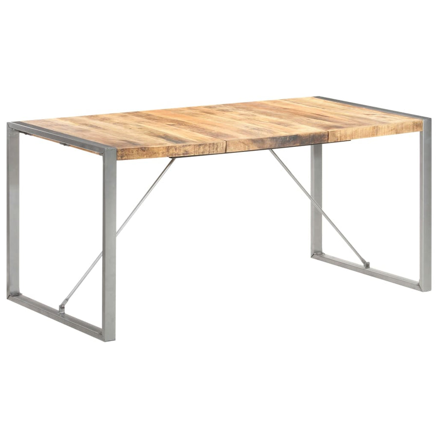 Eettafel Grijs 160 x 80 x 75 cm