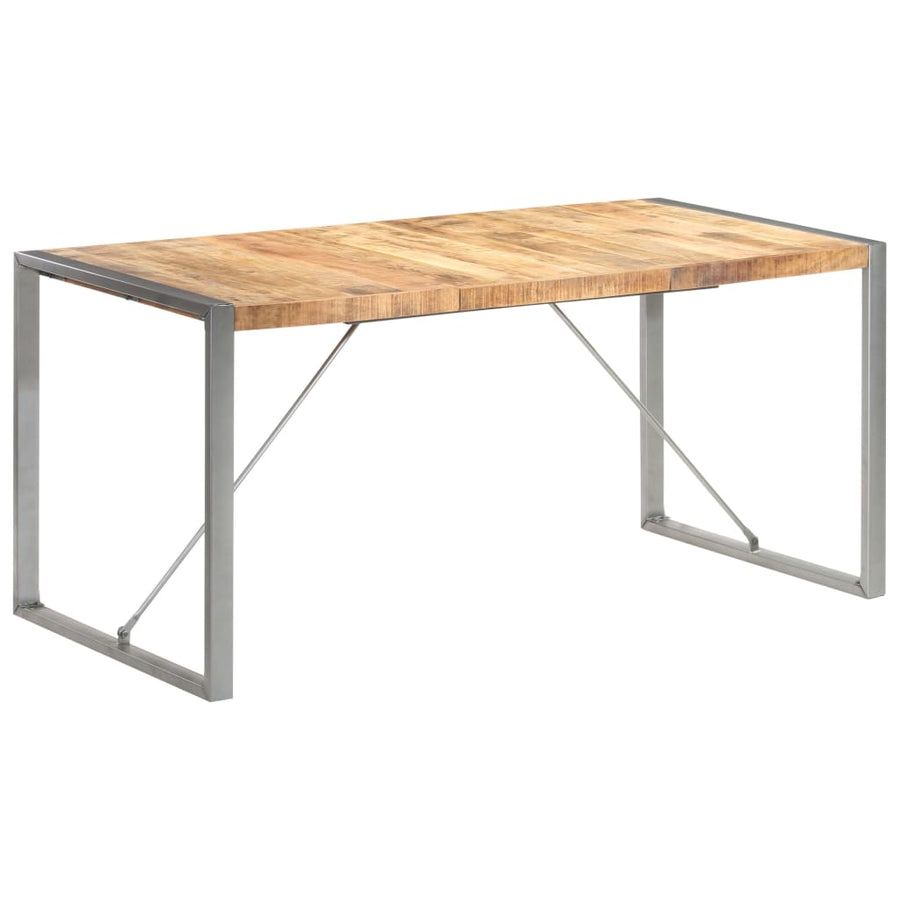 Eettafel Grijs 160 x 80 x 75 cm