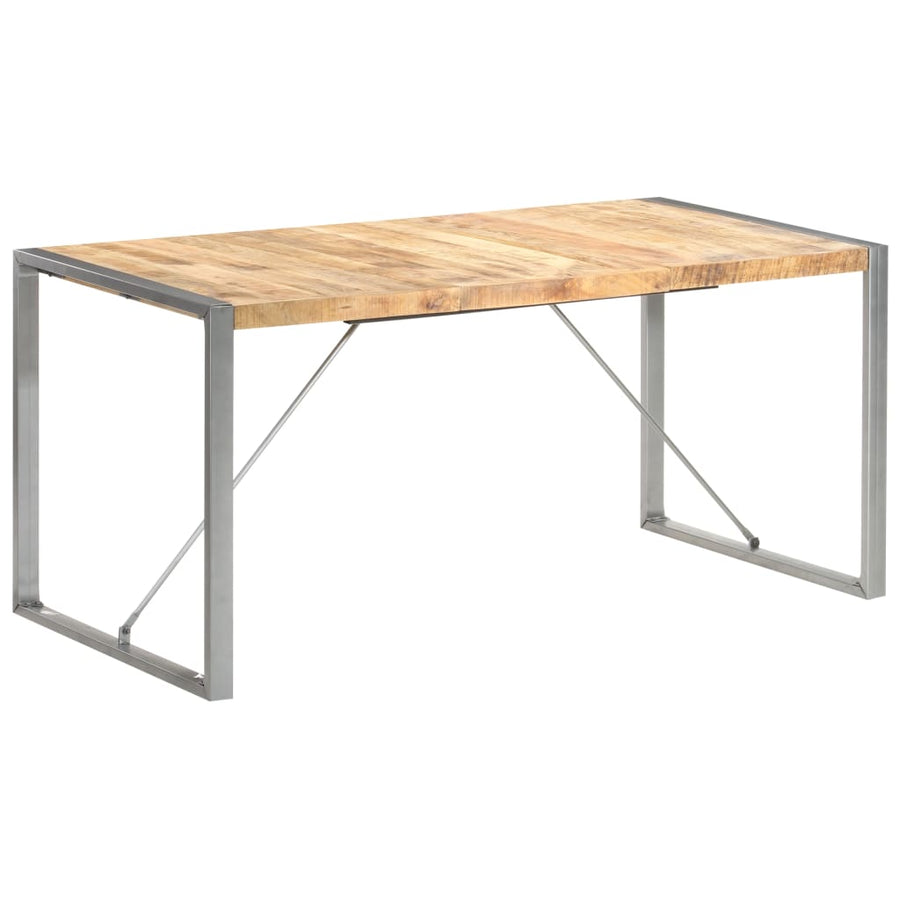 Eettafel Grijs 160 x 80 x 75 cm