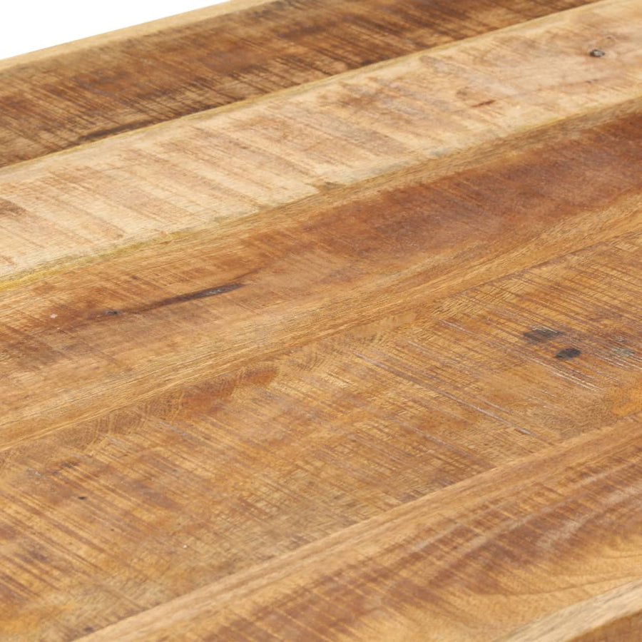 Eettafel 200x100x75 cm massief ruw mangohout