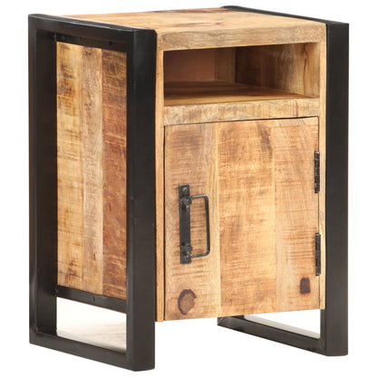 Nachtkastje 40x35x55 cm massief mangohout