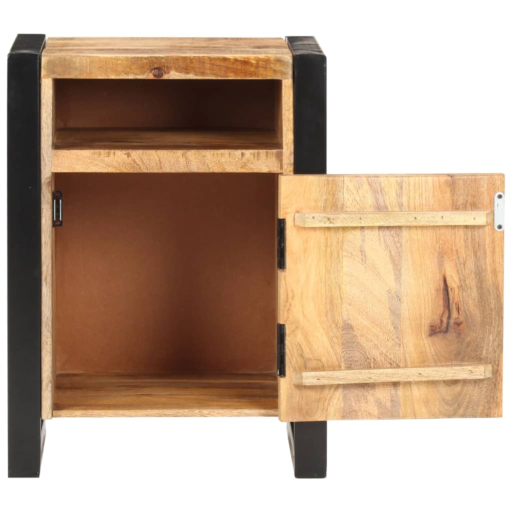 Nachtkastje 40x35x55 cm massief mangohout