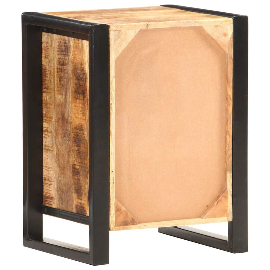 Nachtkastje 40x35x55 cm massief mangohout