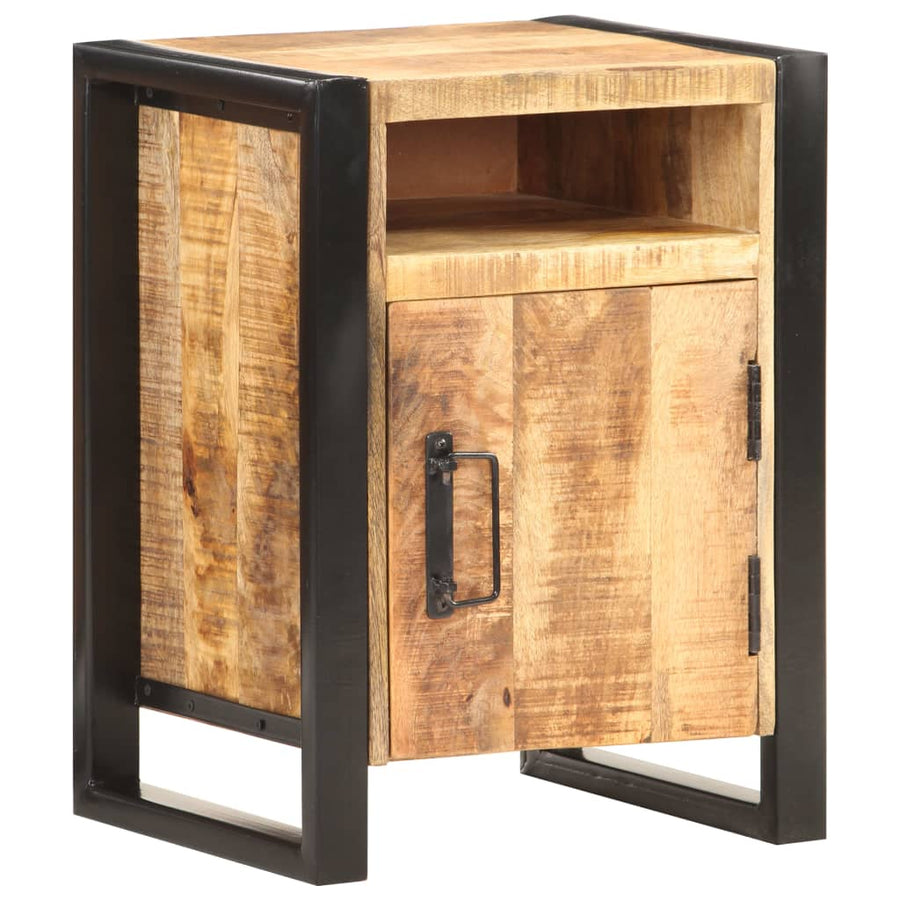 Nachtkastje 40x35x55 cm massief mangohout