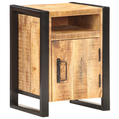 Nachtkastje 40x35x55 cm massief mangohout