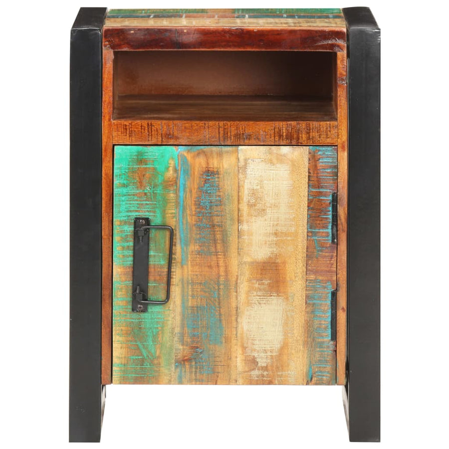 Nachtkastje 40X35X55 Cm massief gerecycled hout