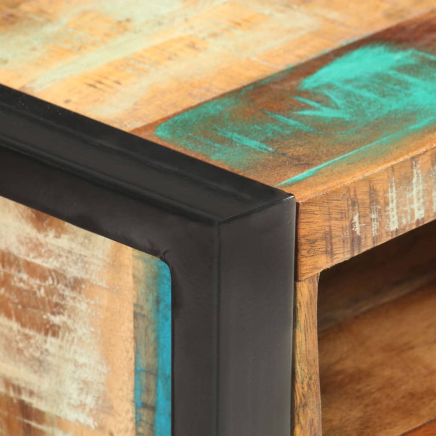 Nachtkastje 40X35X55 Cm massief gerecycled hout