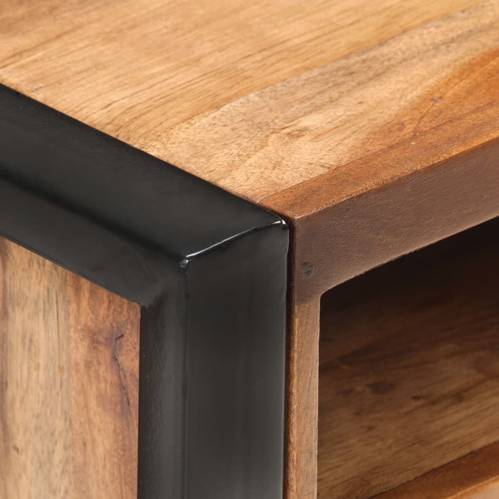 Nachtkastje 40X35X55 Cm Massief acaciahout