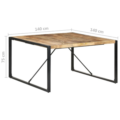 Eettafel 140X140X75 Cm Zwart