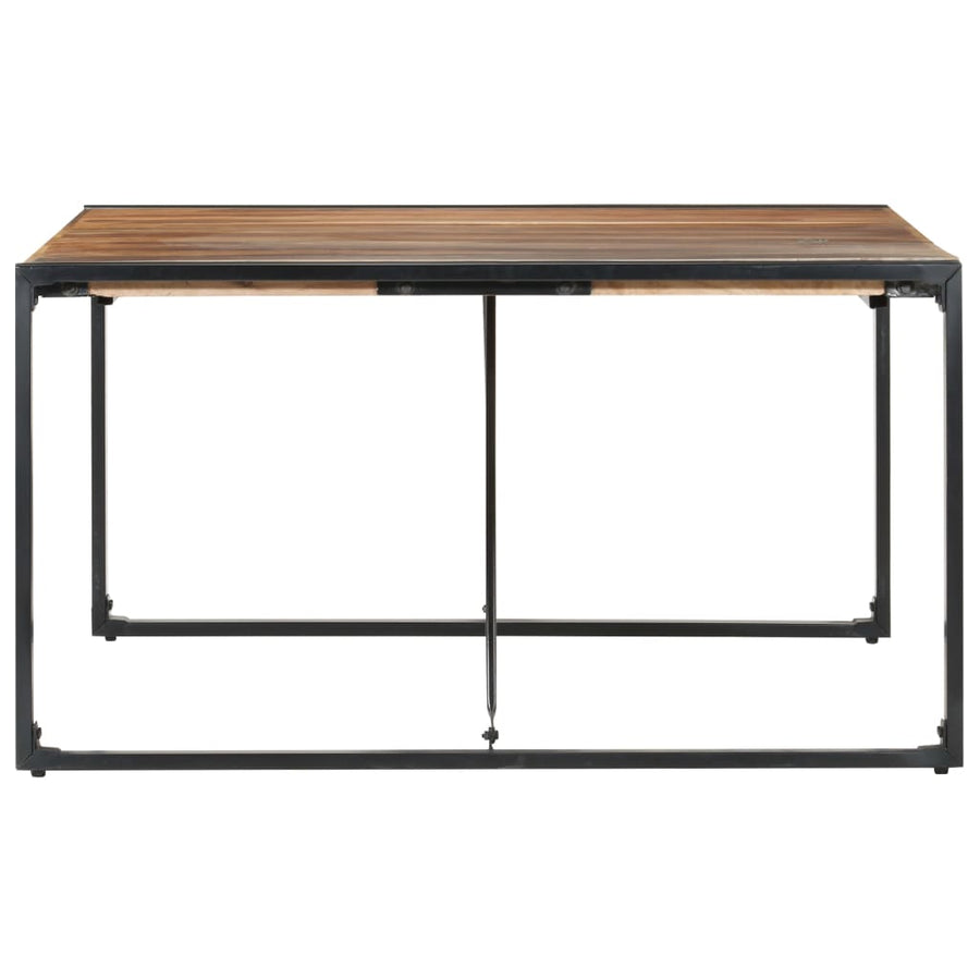 Eettafel 40X40X75 Cm Met Sheesham Afwerking Zwart Massief hout