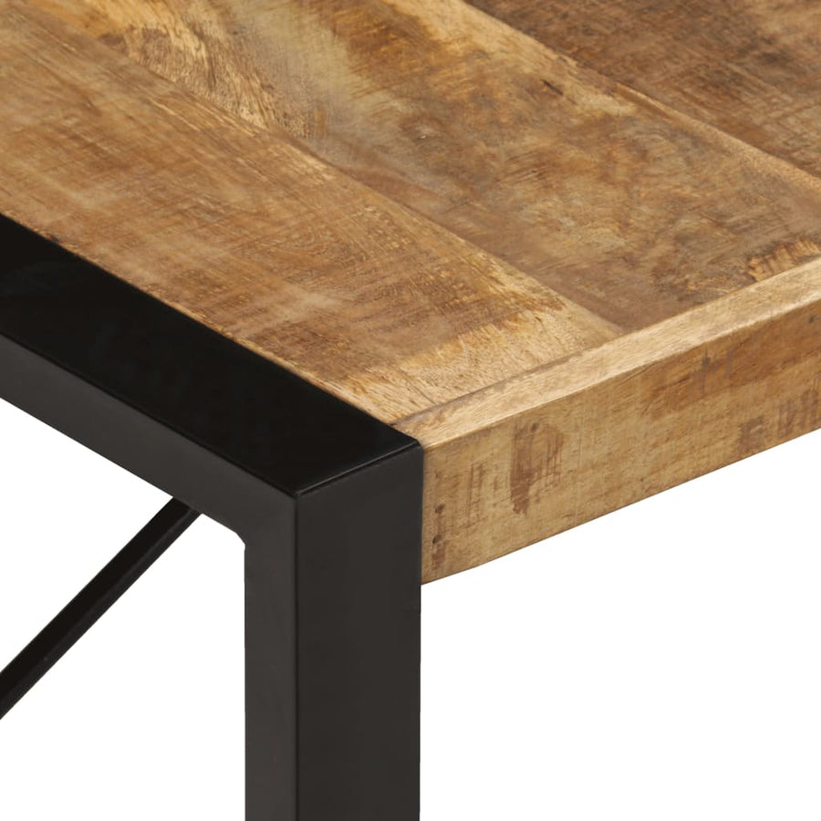 Salontafel 140x70x40 cm ruw mangohout
