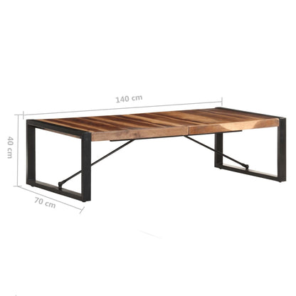 Salontafel Zwart 140 x 70 x 40 cm